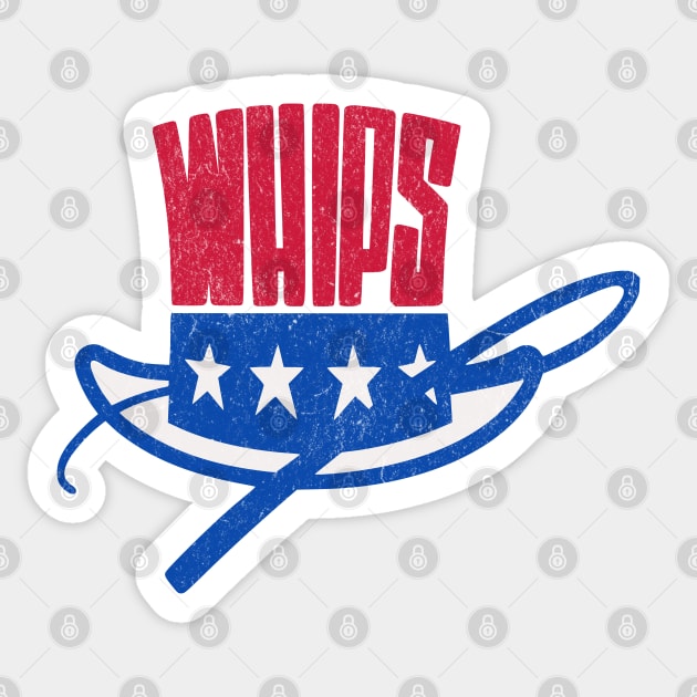 Defunct Washington Whips Soccer Team 1960s Sticker by Yesteeyear